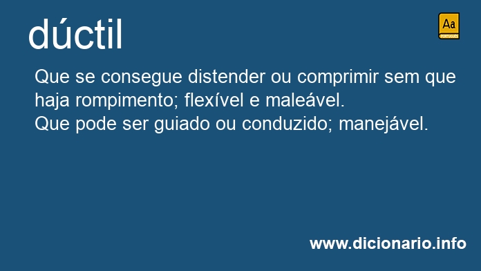 Significado de dcteis