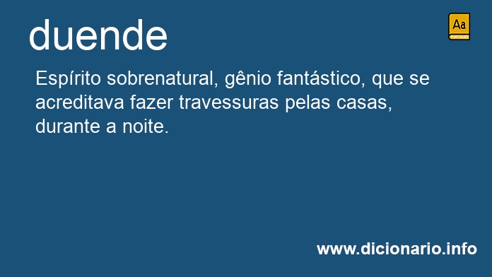 Significado de duende