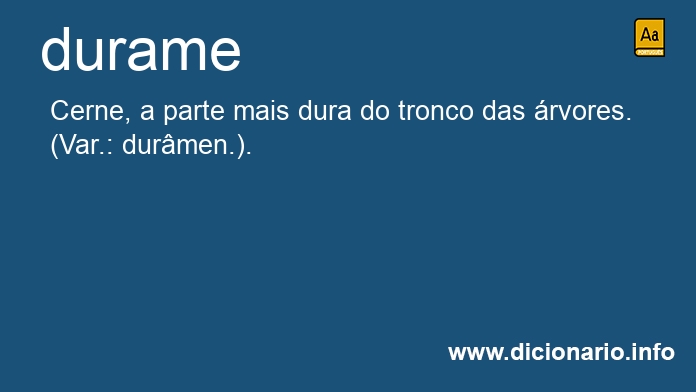 Significado de durame