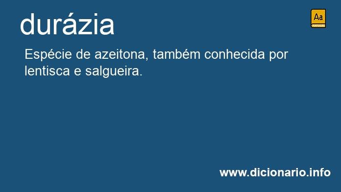 Significado de durzia