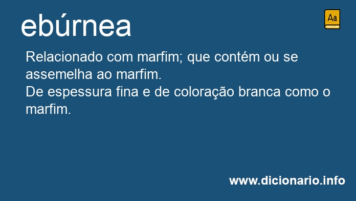 Significado de ebrnea