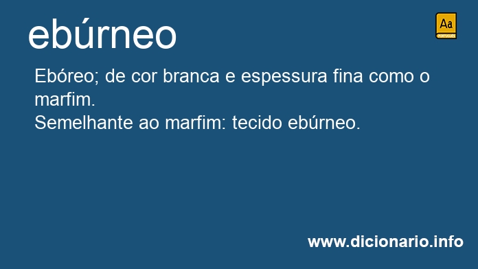 Significado de ebrneo