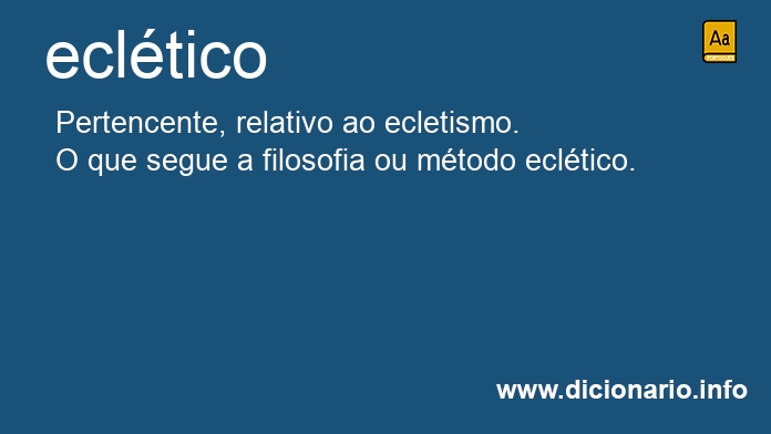 Significado de ecltica