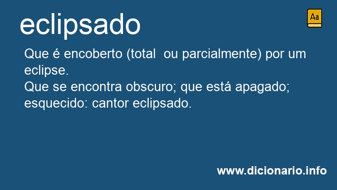 Significado de eclipsados