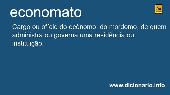 Significado de economato