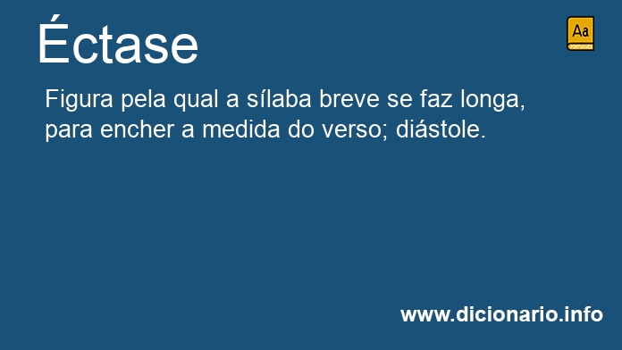 Significado de ctase