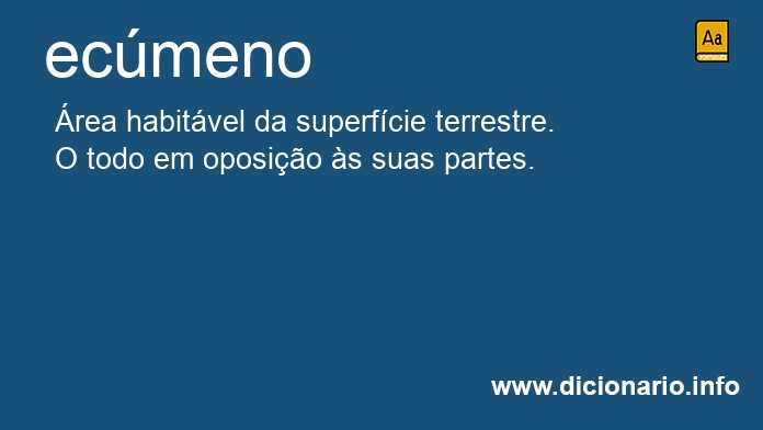 Significado de ecmenos