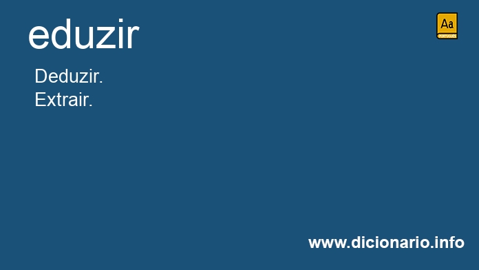 Significado de eduza