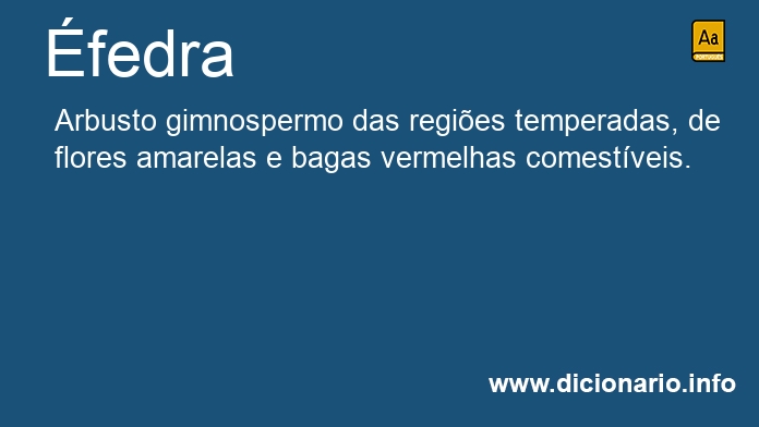 Significado de fedra