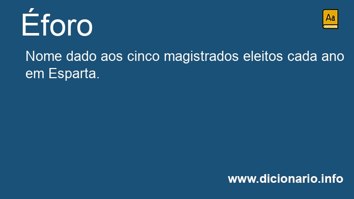 Significado de foro