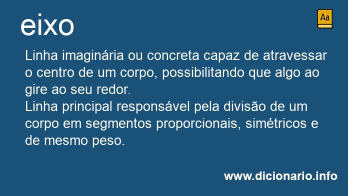 Significado de eixos