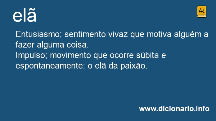 Significado de el