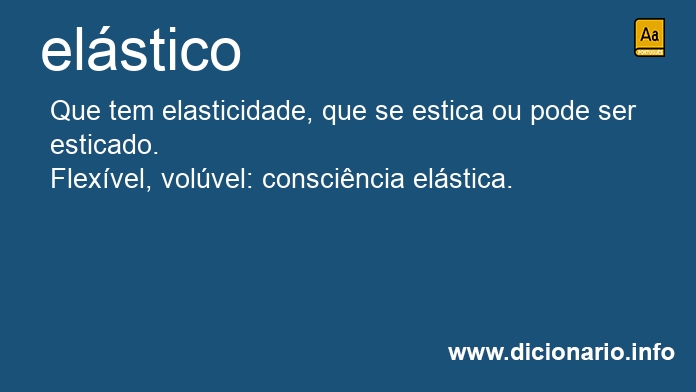 Significado de elstica