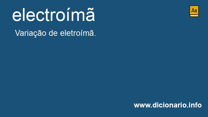 Significado de electrom