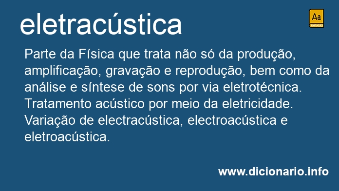 Significado de eletracstica