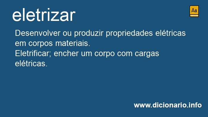 Significado de eletrizaro