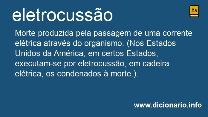 Significado de eletrocusses