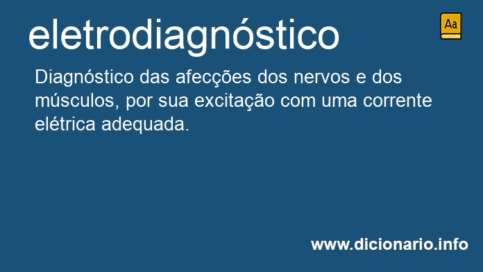 Significado de eletrodiagnstico