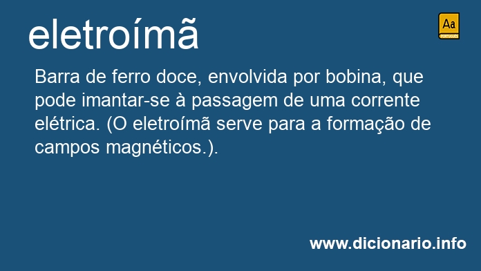 Significado de eletrom