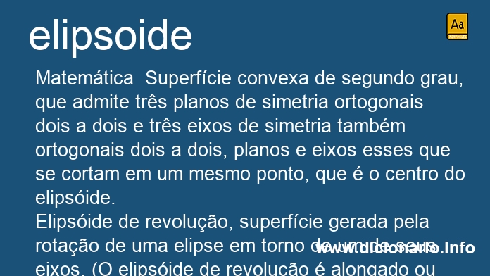 Significado de elipsoides