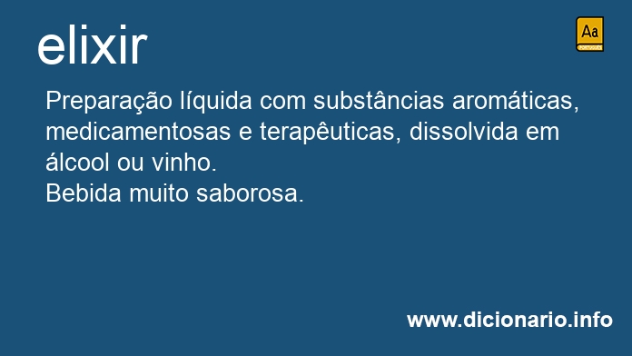 Significado de elixir