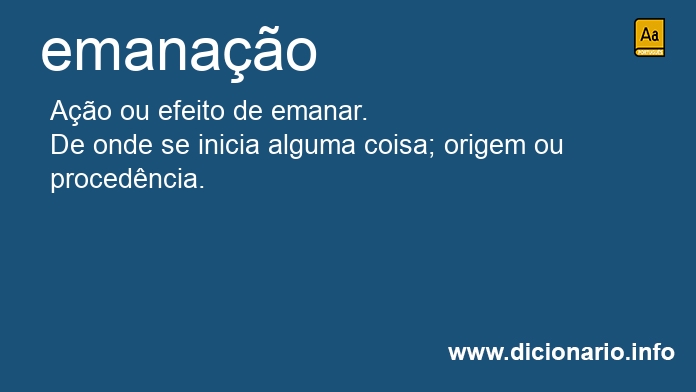 Significado de emanao