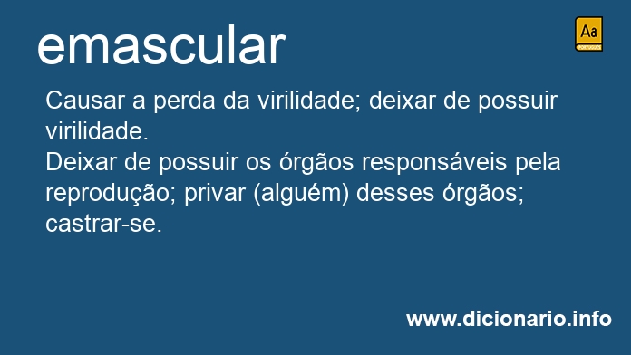 Significado de emasculam