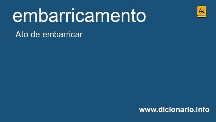 Significado de embarricamento