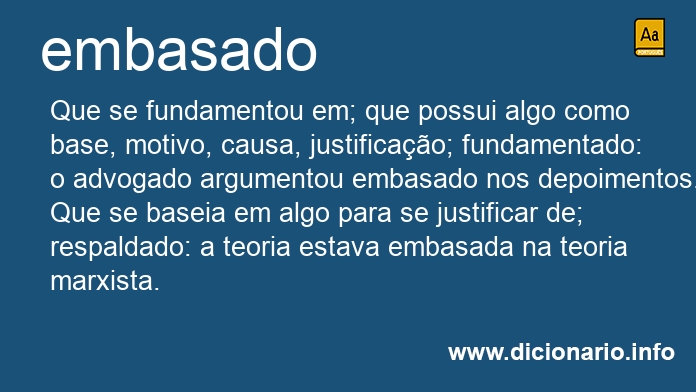 Significado de embasados