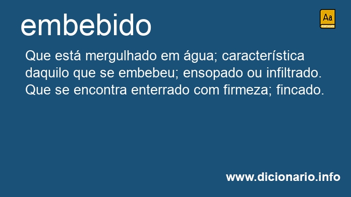 Significado de embebidos