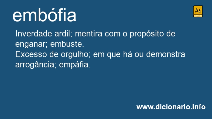 Significado de embfia