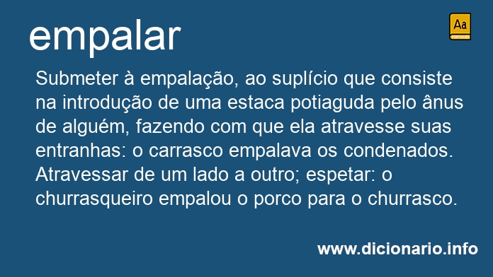 Significado de empalado