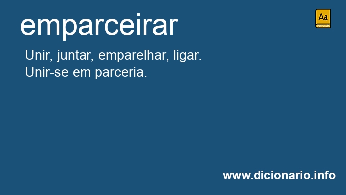 Significado de emparceirava