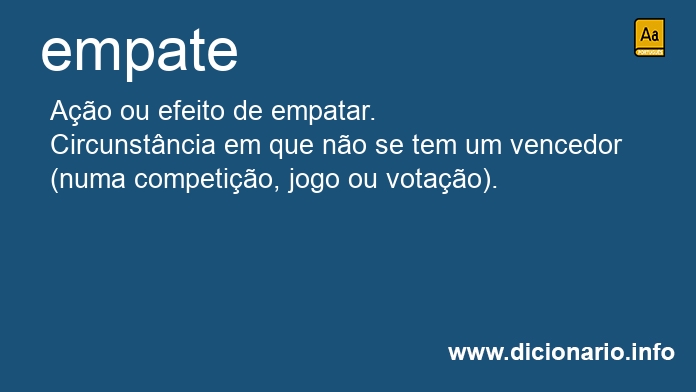 Significado de empate