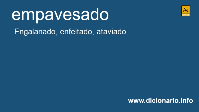 Significado de empavesado