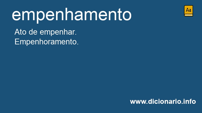 Significado de empenhamento