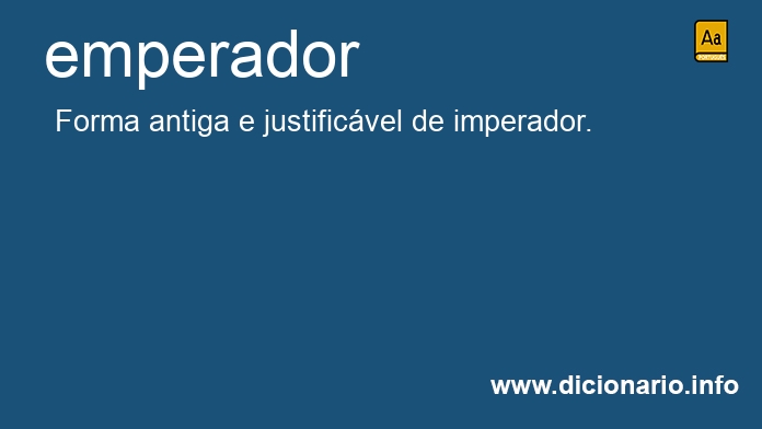Significado de emperador