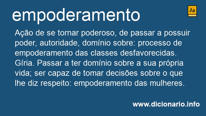 Significado de empoderamentos