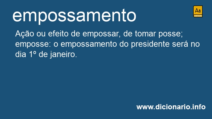 Significado de empossamento