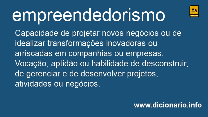 Significado de empreendedorismo