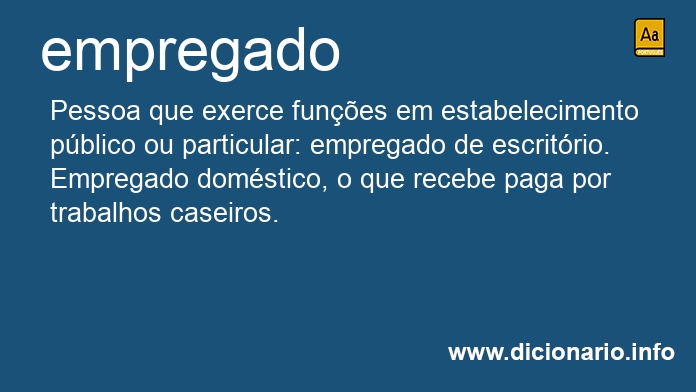 Significado de empregado