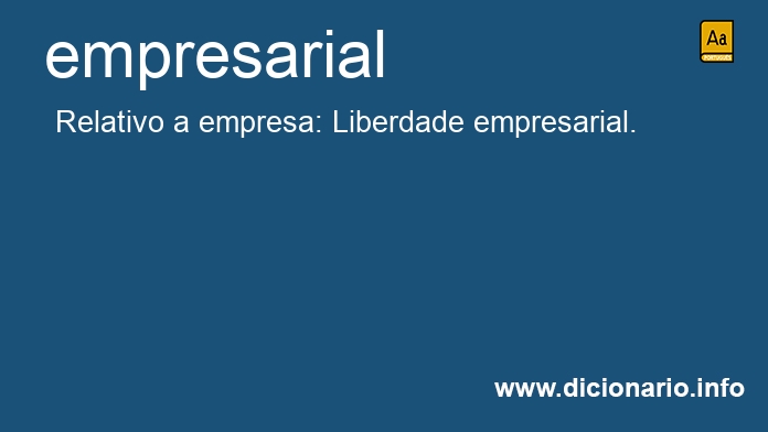 Significado de empresariais