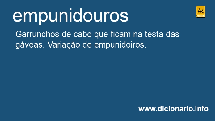 Significado de empunidouros