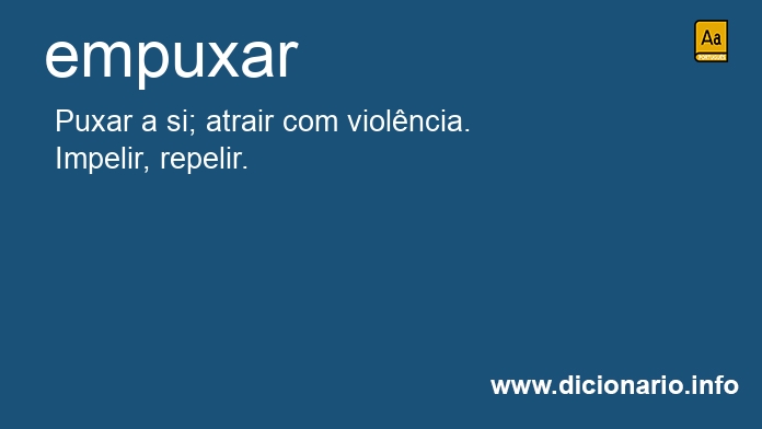 Significado de empuxar