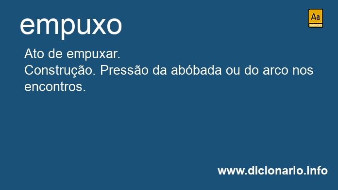 Significado de empuxo