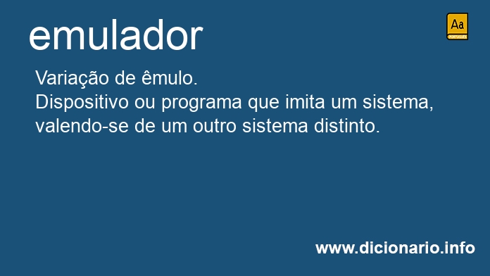 Significado de emulador