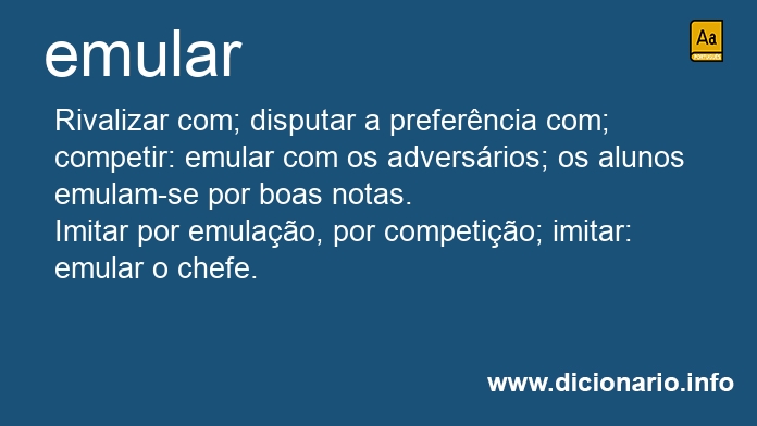 Significado de emulo