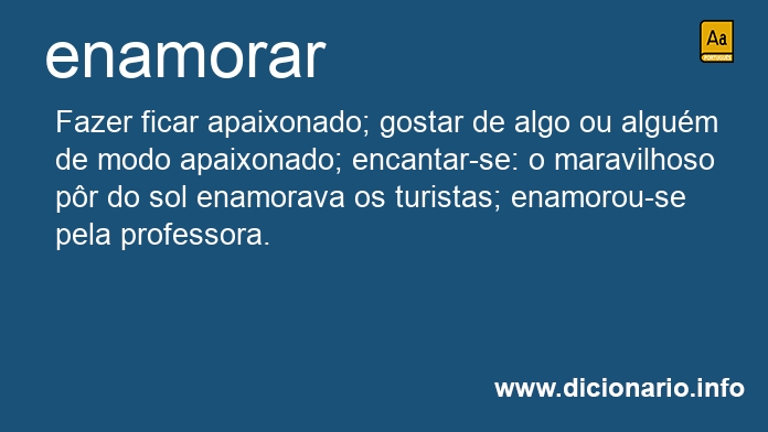 Significado de enamorara