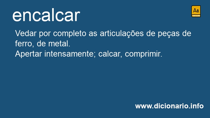 Significado de encalca