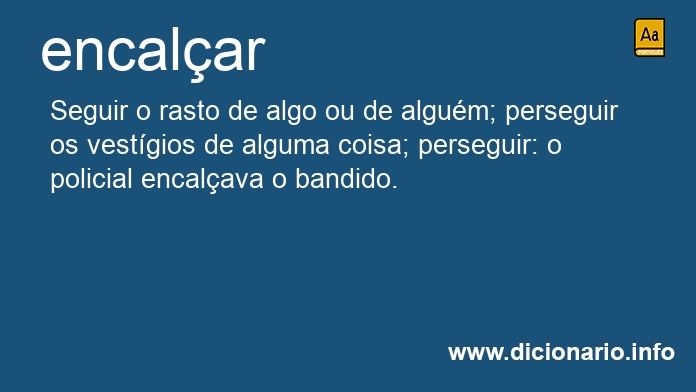 Significado de encalam